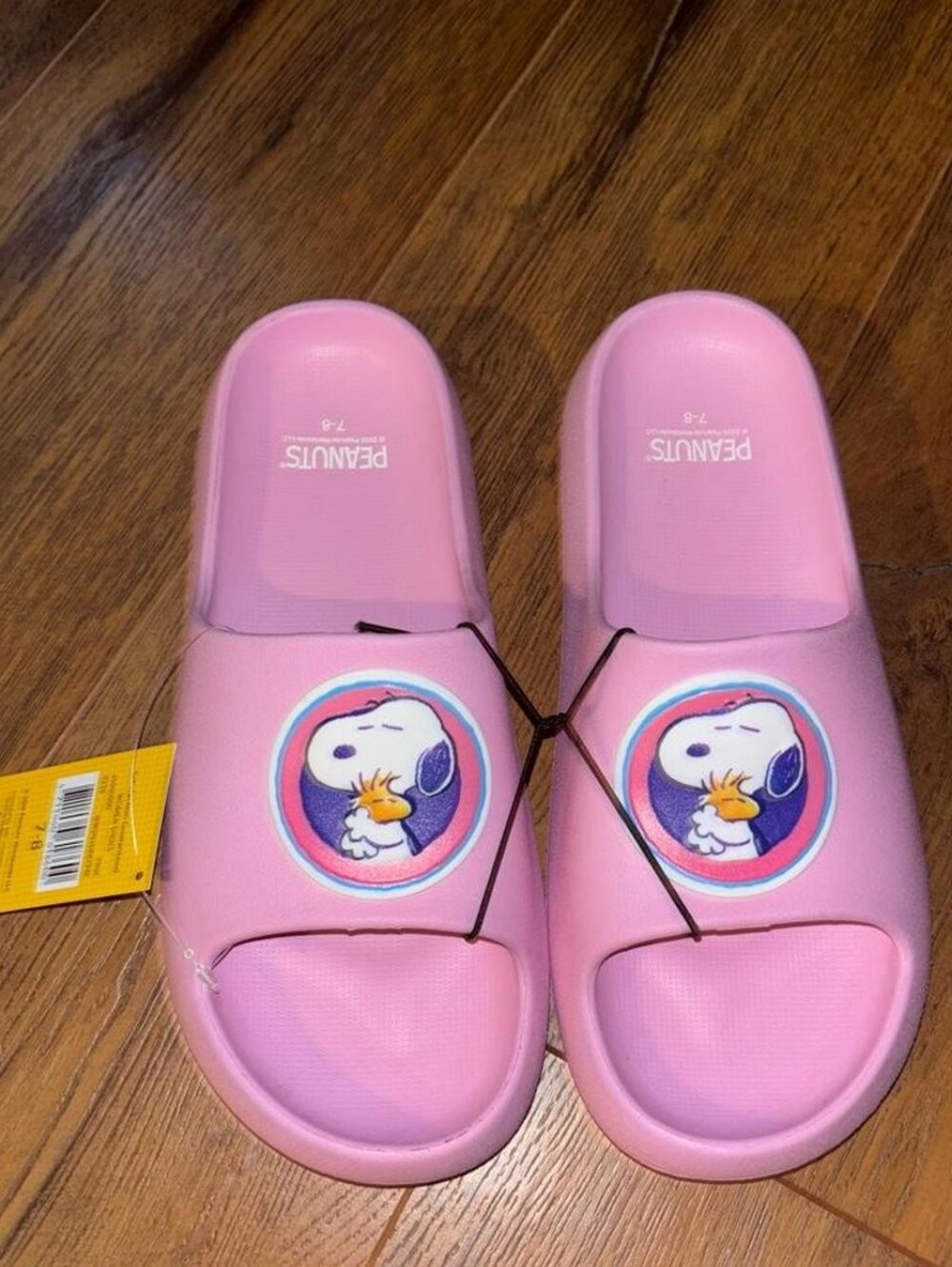 Snoopy By Peanuts Women's Slide Sandals - Size 7/8 - NWT